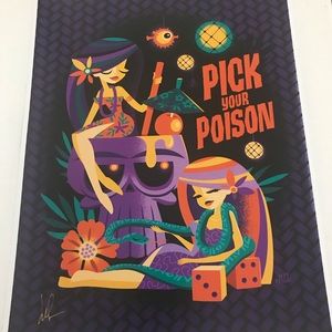 Exclusive Disney World Artist Print New!